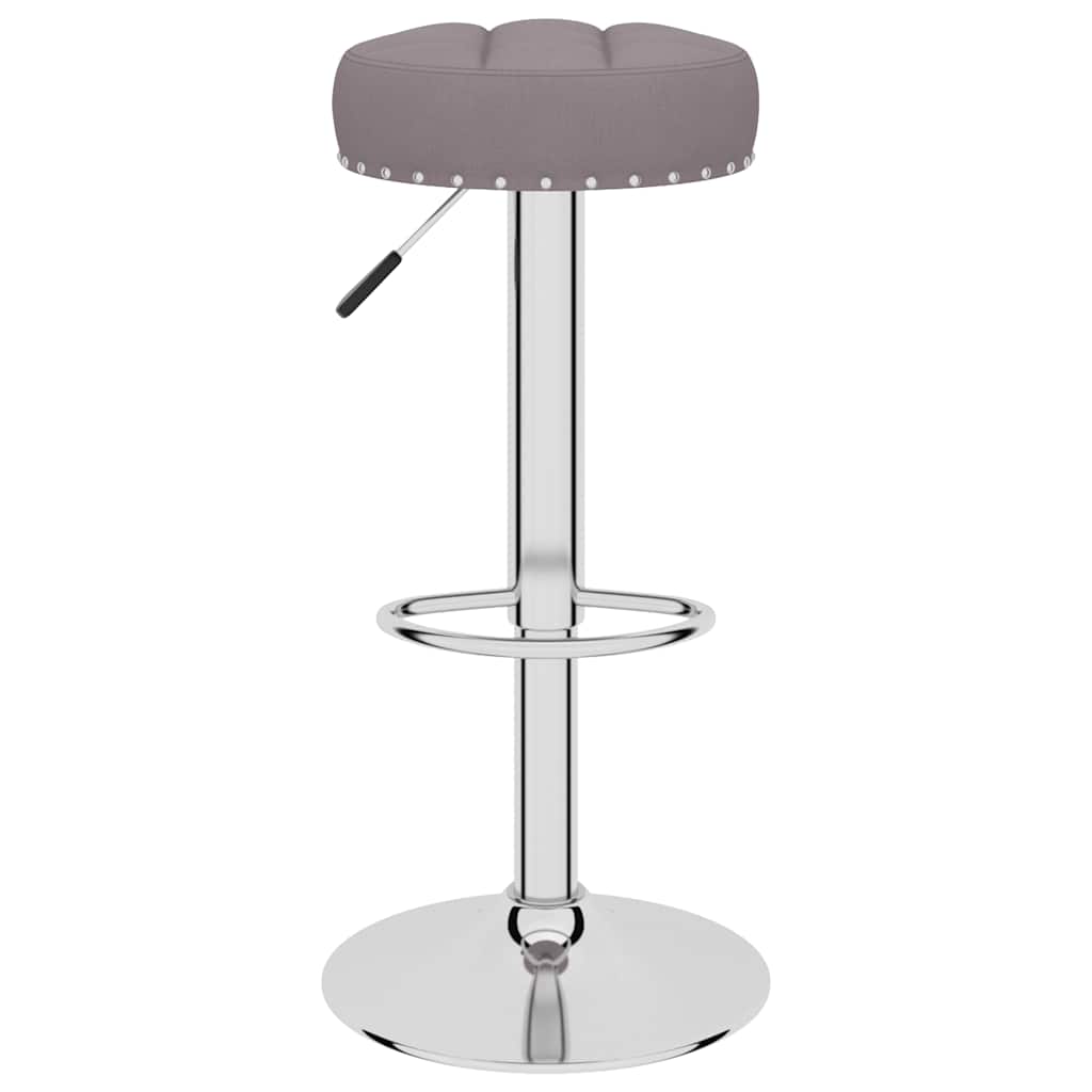 Bar Stool Set of 2 Taupe