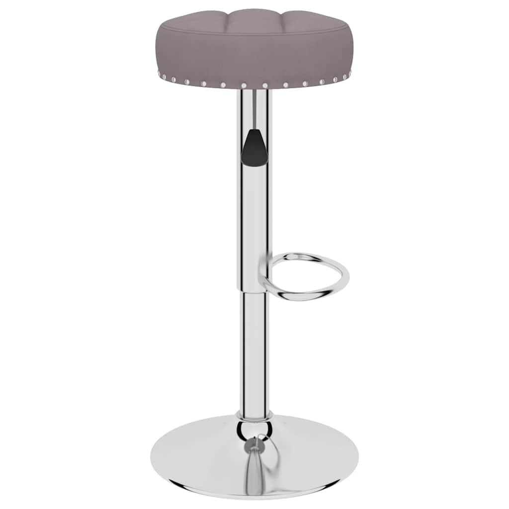 Bar Stool Set of 2 Taupe
