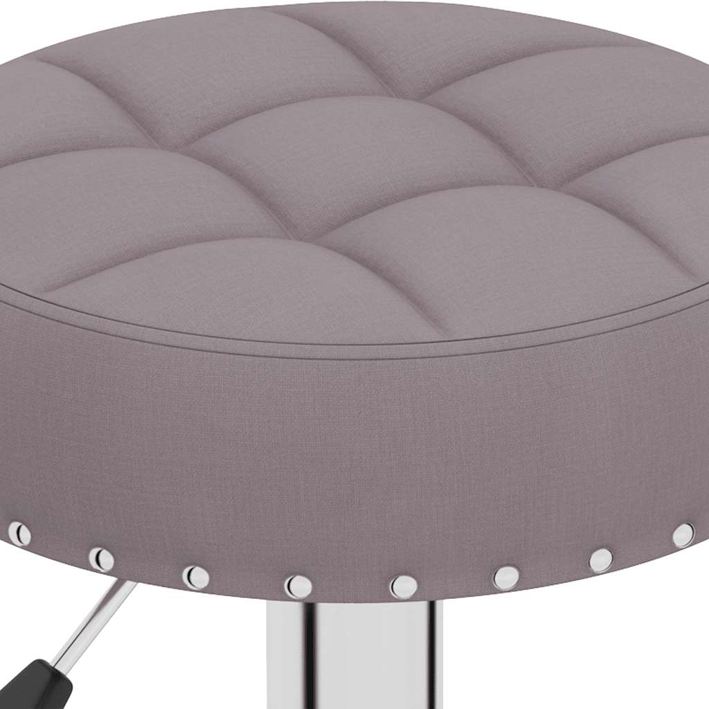 Bar Stool Set of 2 Taupe