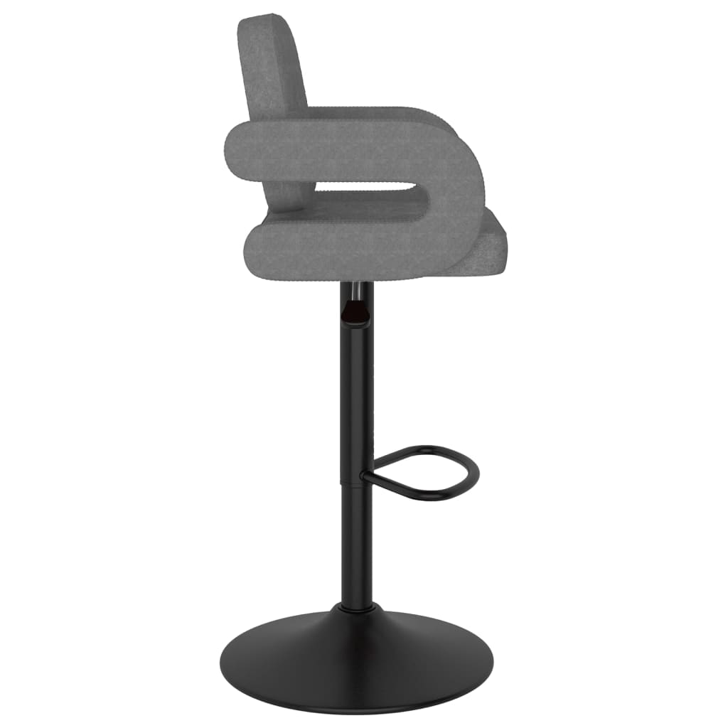 Bar Stool Set of 2 Light grey