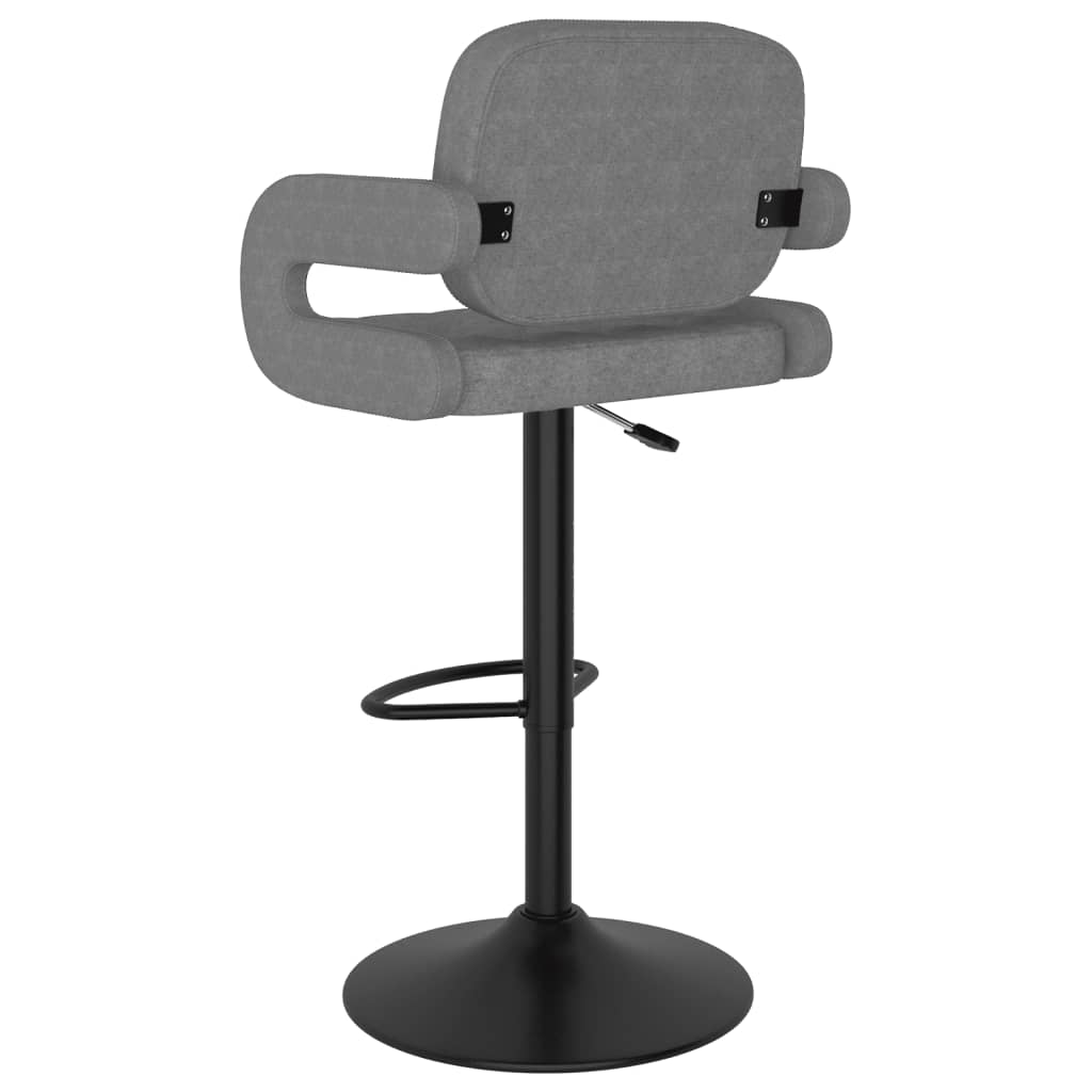 Bar Stool Set of 2 Light grey