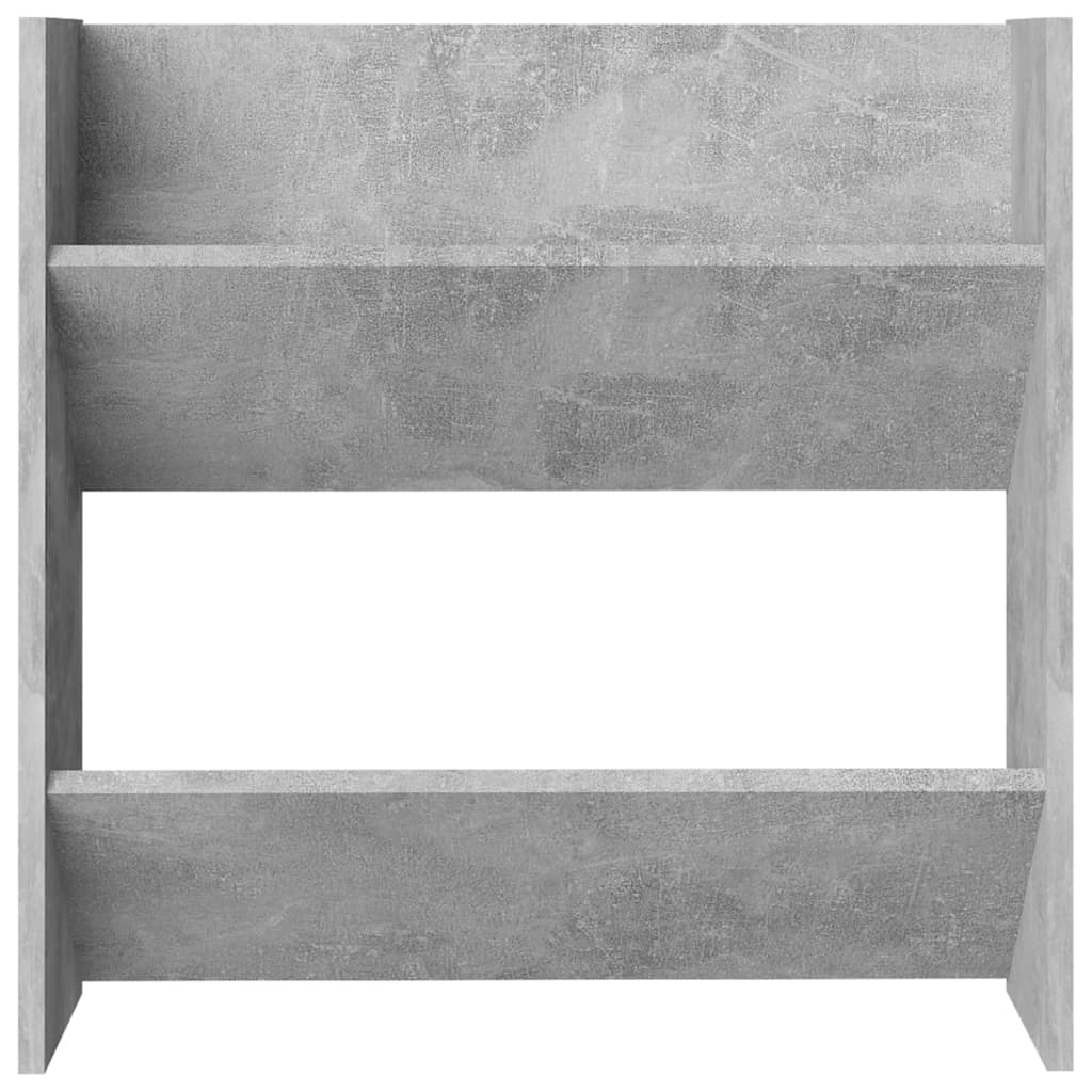 Wall Shoe Cabinets 4 pcs Concrete Gray 23.6"x7.1"x23.6" Engineered Wood