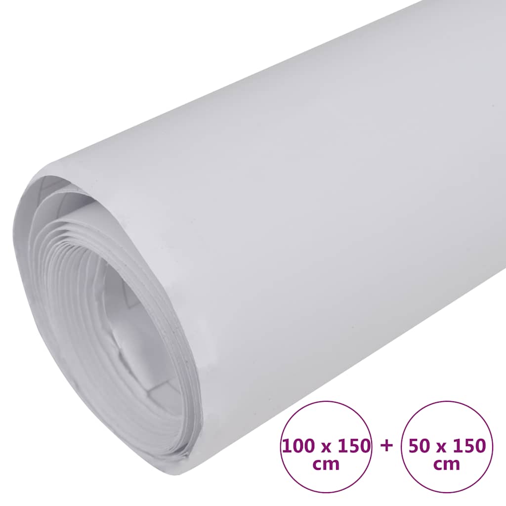 Car Films 2 pcs Matt White 39.4x59.1"+19.7x59.1"