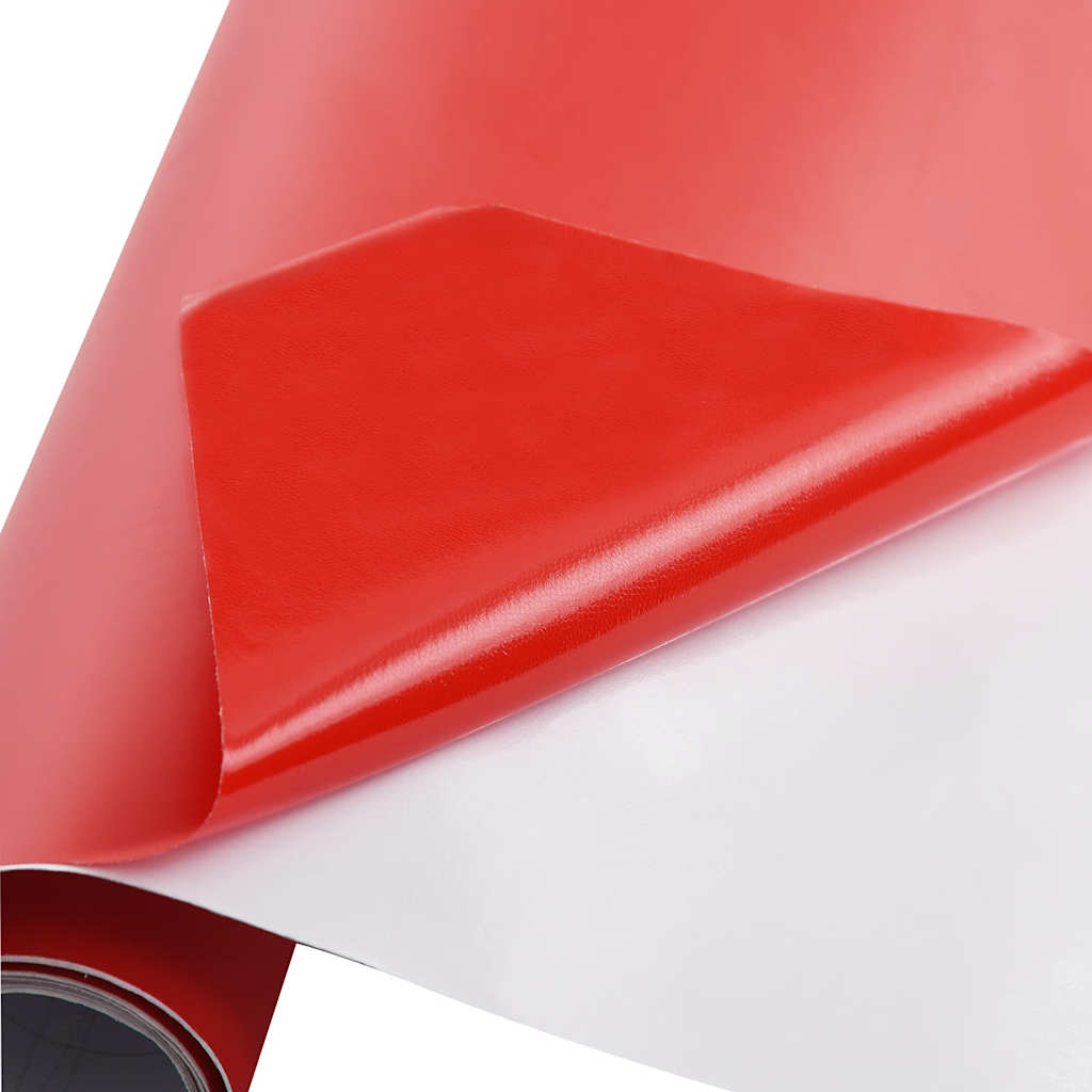 Car Films 2 pcs Matt Red 39.4x59.1"+19.7x59.1"