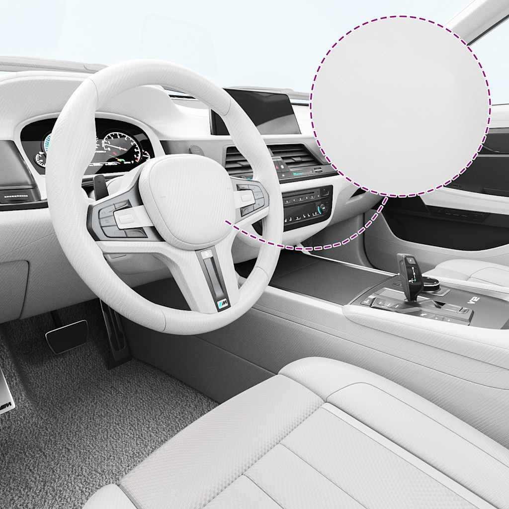 Car Film 4D White 39.4x59.1"