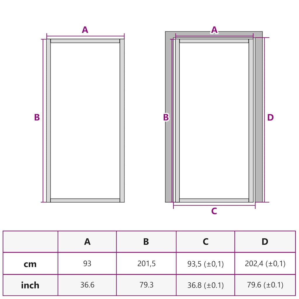 Interior doors Black and Transparent 36.61 x 79.33 in Aluminium