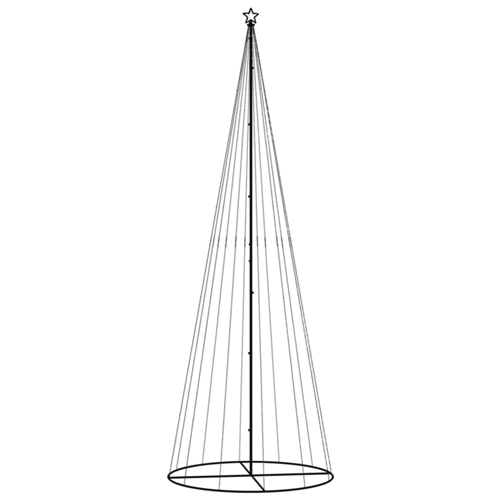 Christmas Cone Tree Warm white Powder-coated steel, copper, PVC