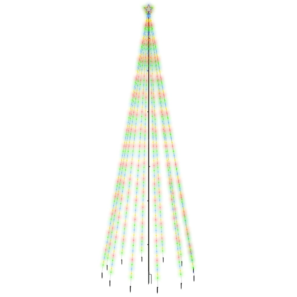 Christmas Tree With Spike Colorful Powder-coated steel, copper, PVC