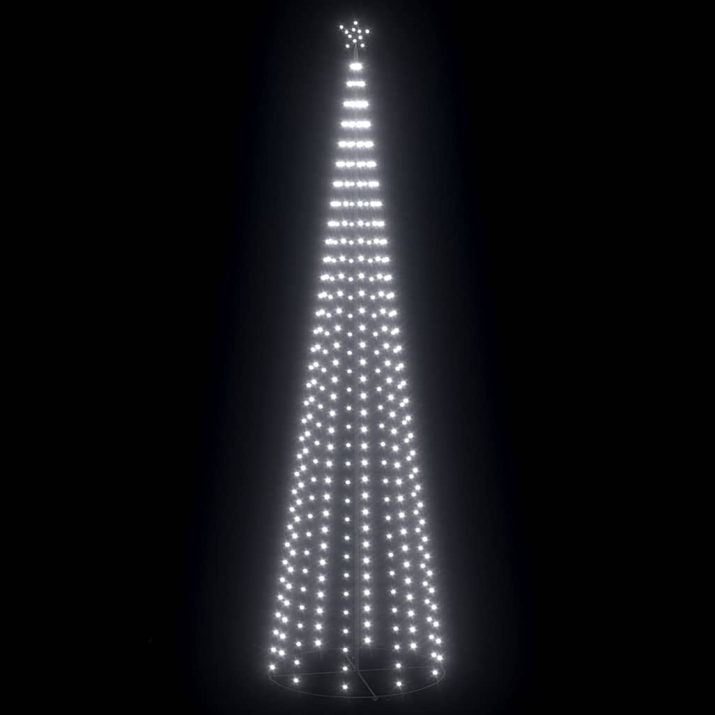 Christmas Cone Tree Cold White 732 LEDs 5x16 ft