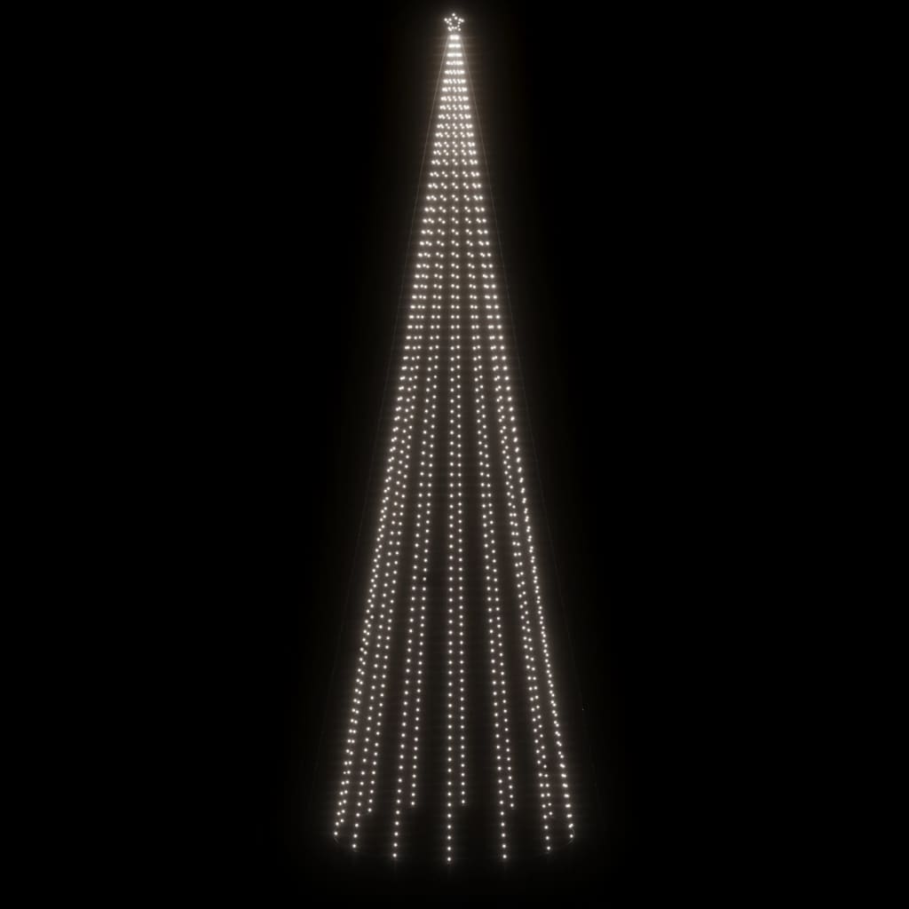 Christmas Cone Tree Cold White 1134 LEDs 8x26 ft