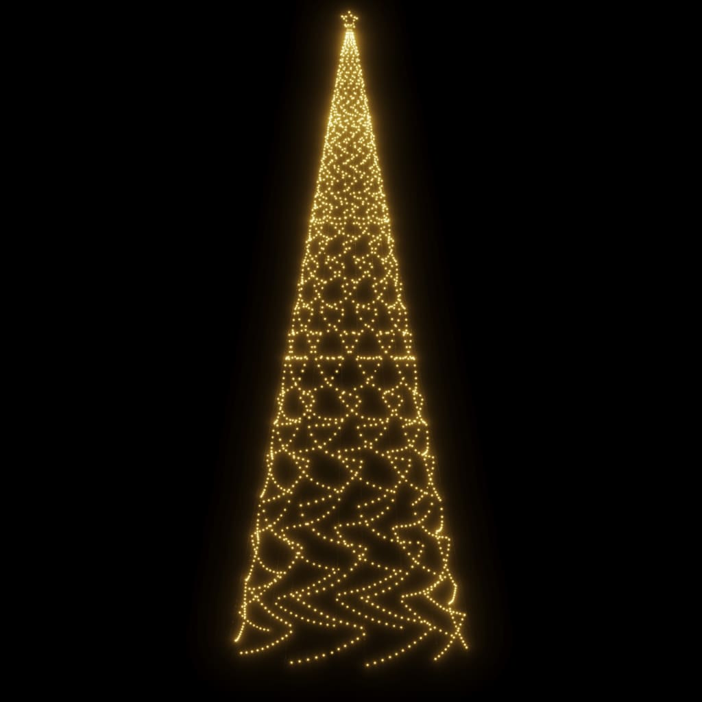 Christmas Tree with Spike Warm White 3000 LEDs 26 ft