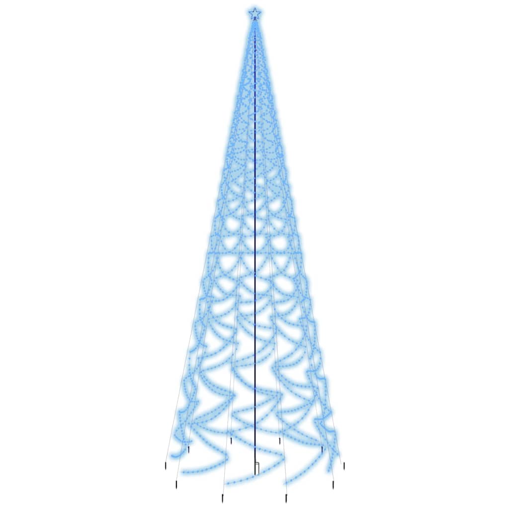 Christmas Tree with Spike Blue 3000 LEDs 26 ft