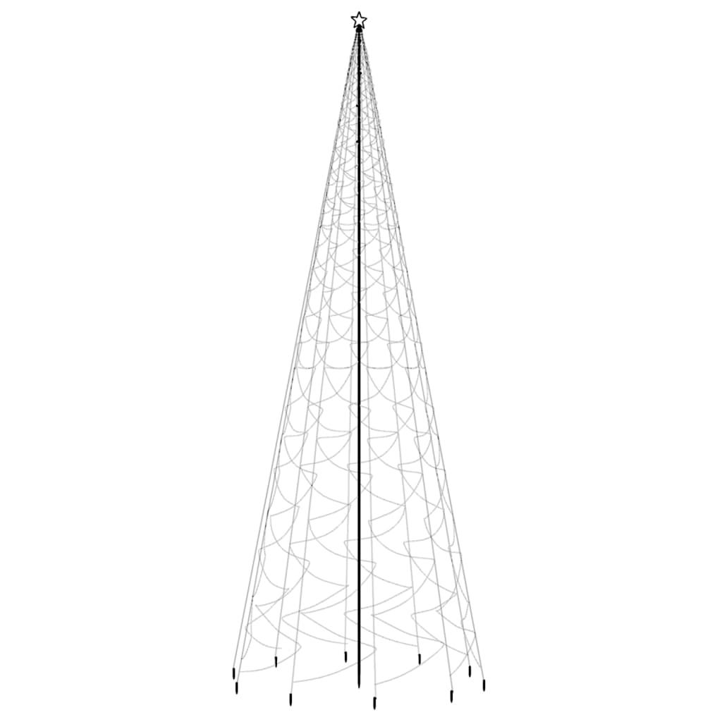 Christmas Tree with Spike Blue 3000 LEDs 26 ft