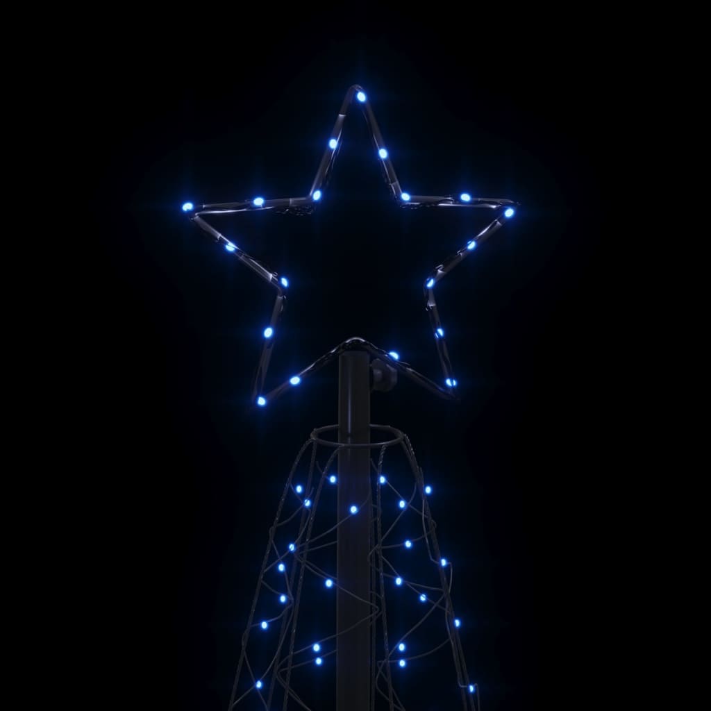 Christmas Cone Tree Blue Powder-coated steel 70.9 in