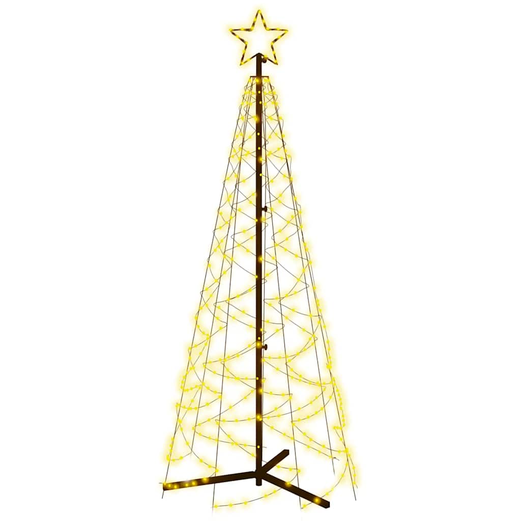 Christmas Cone Tree Warm white Powder-coated steel, copper, PVC
