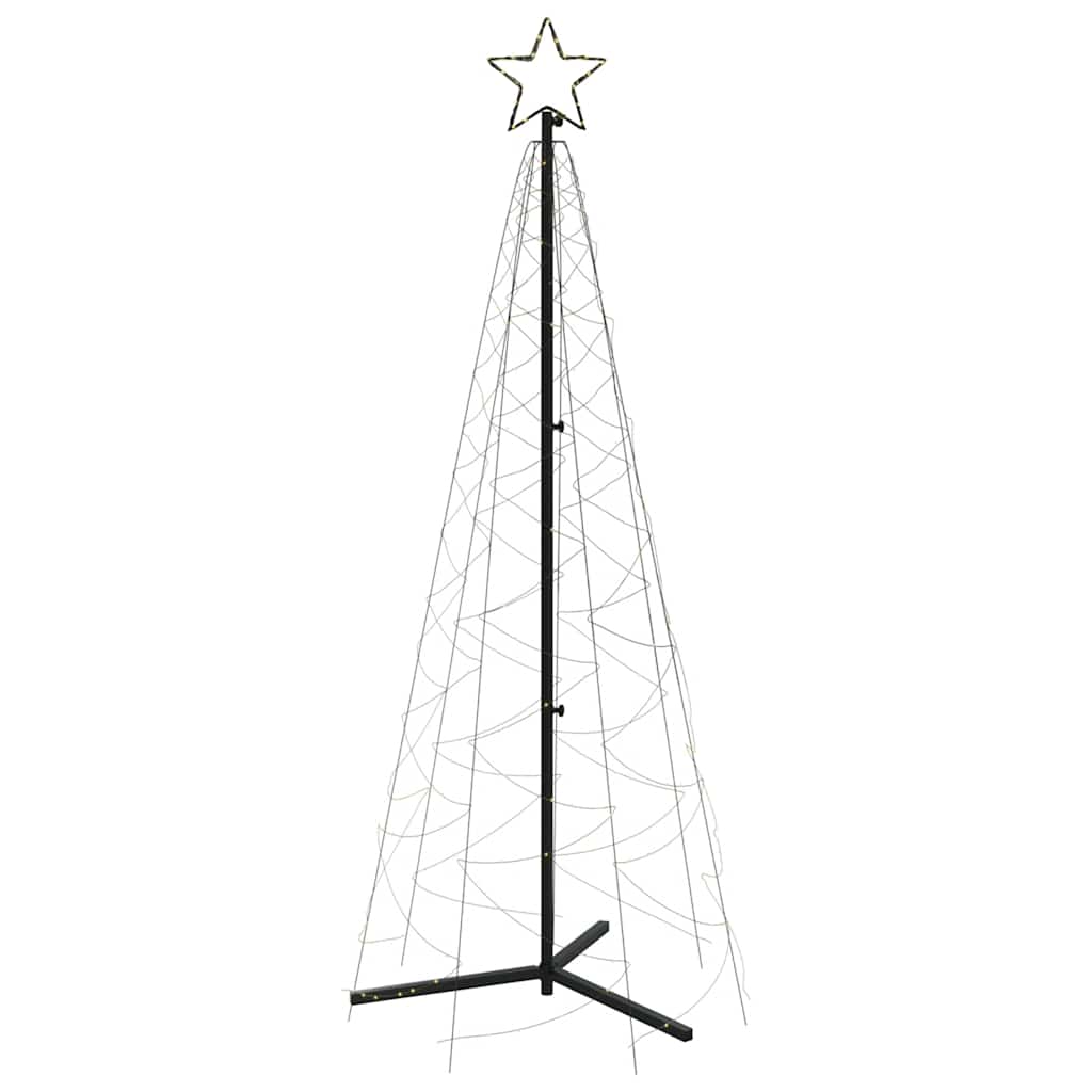 Christmas Cone Tree Warm white Powder-coated steel, copper, PVC