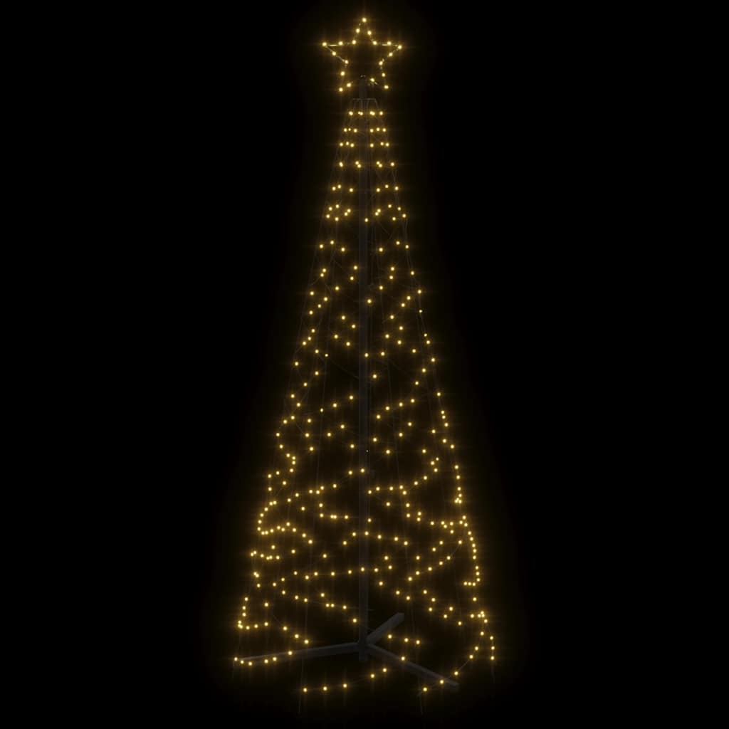 Christmas Cone Tree Warm white Powder-coated steel, copper, PVC