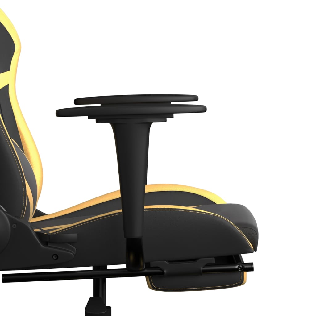 Gaming Chair Black and Gold