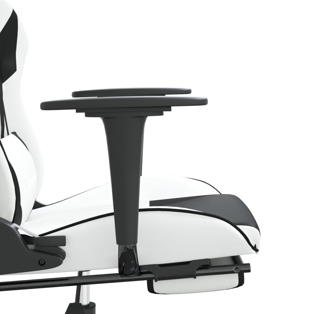 Gaming Chair White and Black