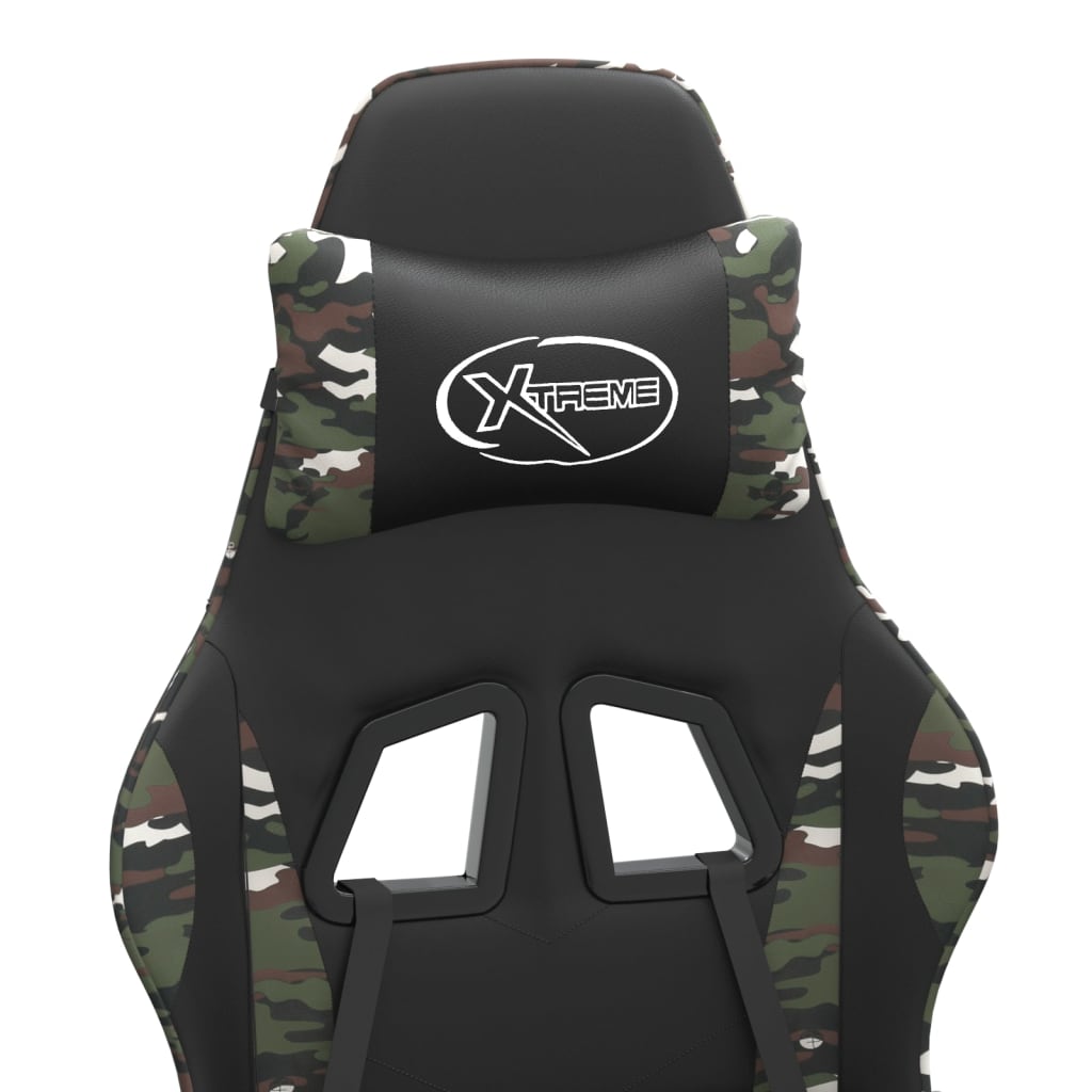 Gaming Chair Black and camouflage