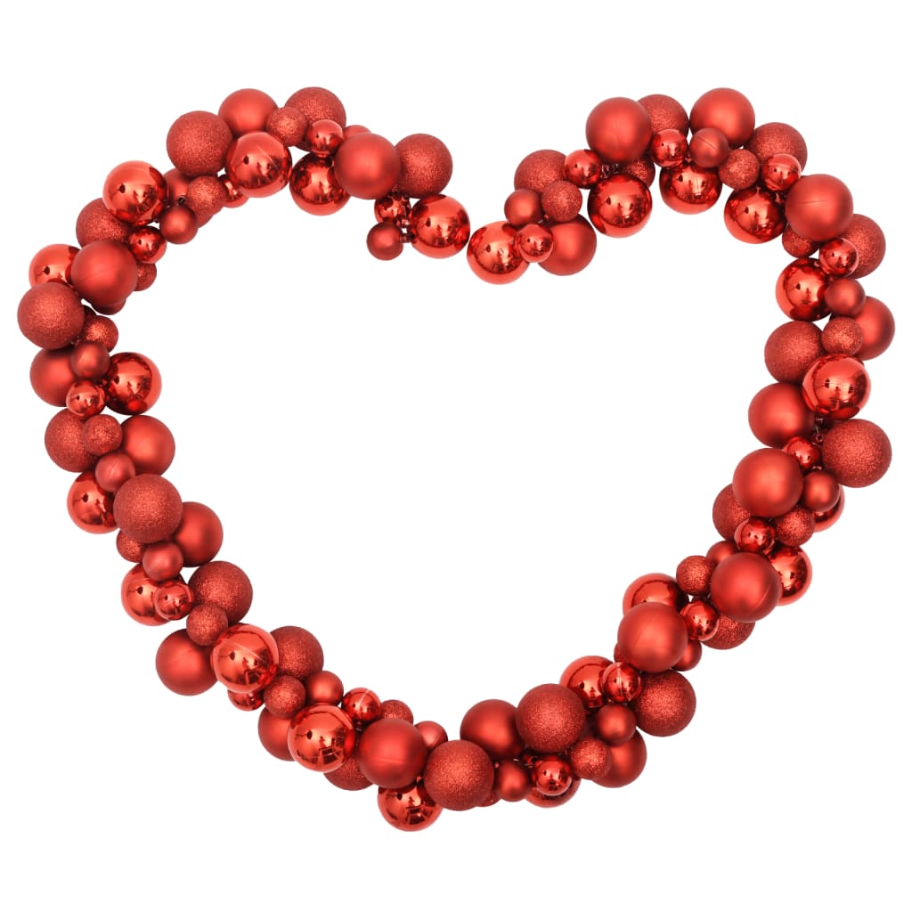 Christmas Balls Garland Red 68.9" Polystyrene