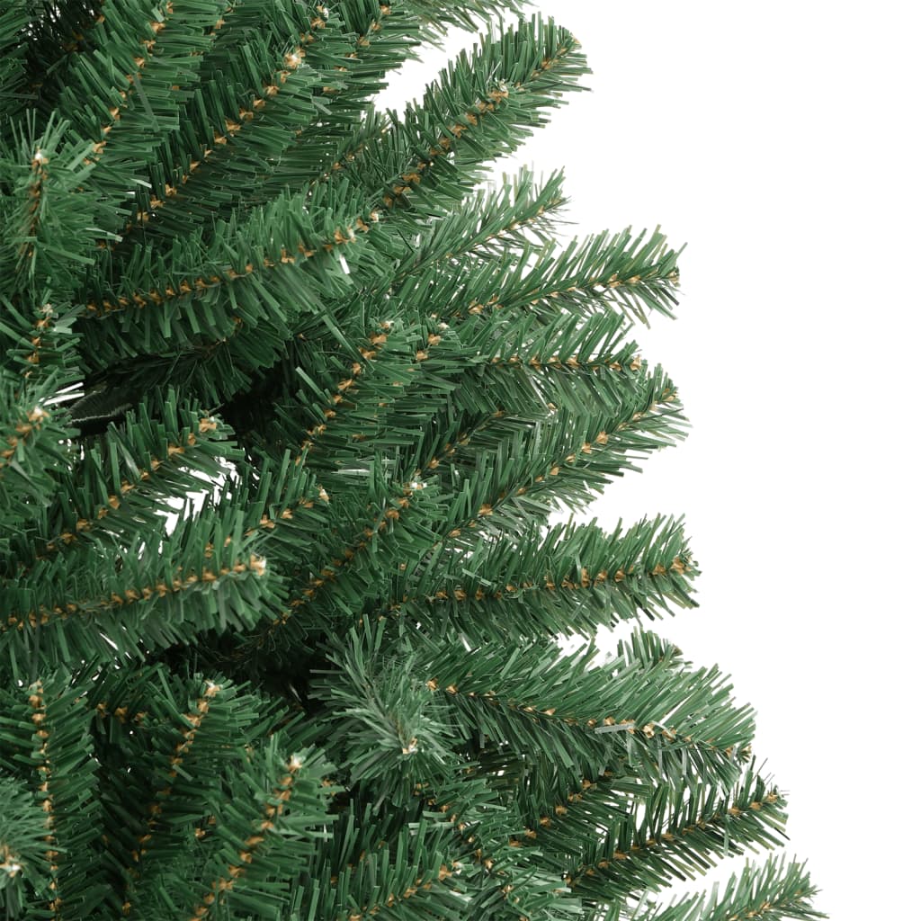 Artificial Hinged Christmas Tree with Stand Green 118.1"