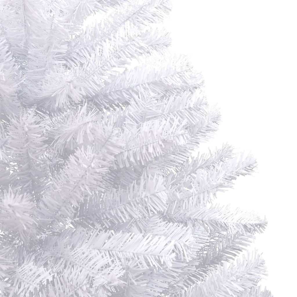 Artificial Hinged Christmas Tree with Flocked Snow 94.5"