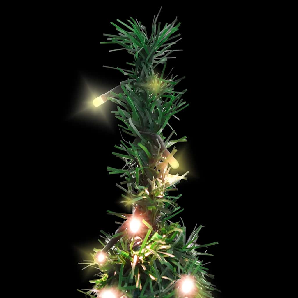 Artificial Christmas Tree Green PVC and metal 47 in Collapsible