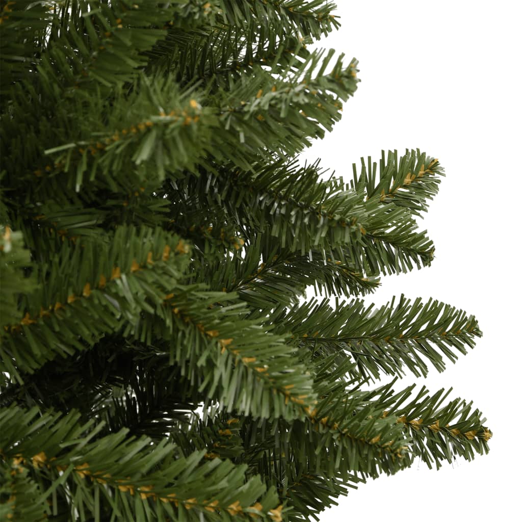 Artificial Hinged Christmas Tree with Stand Green 106.3"