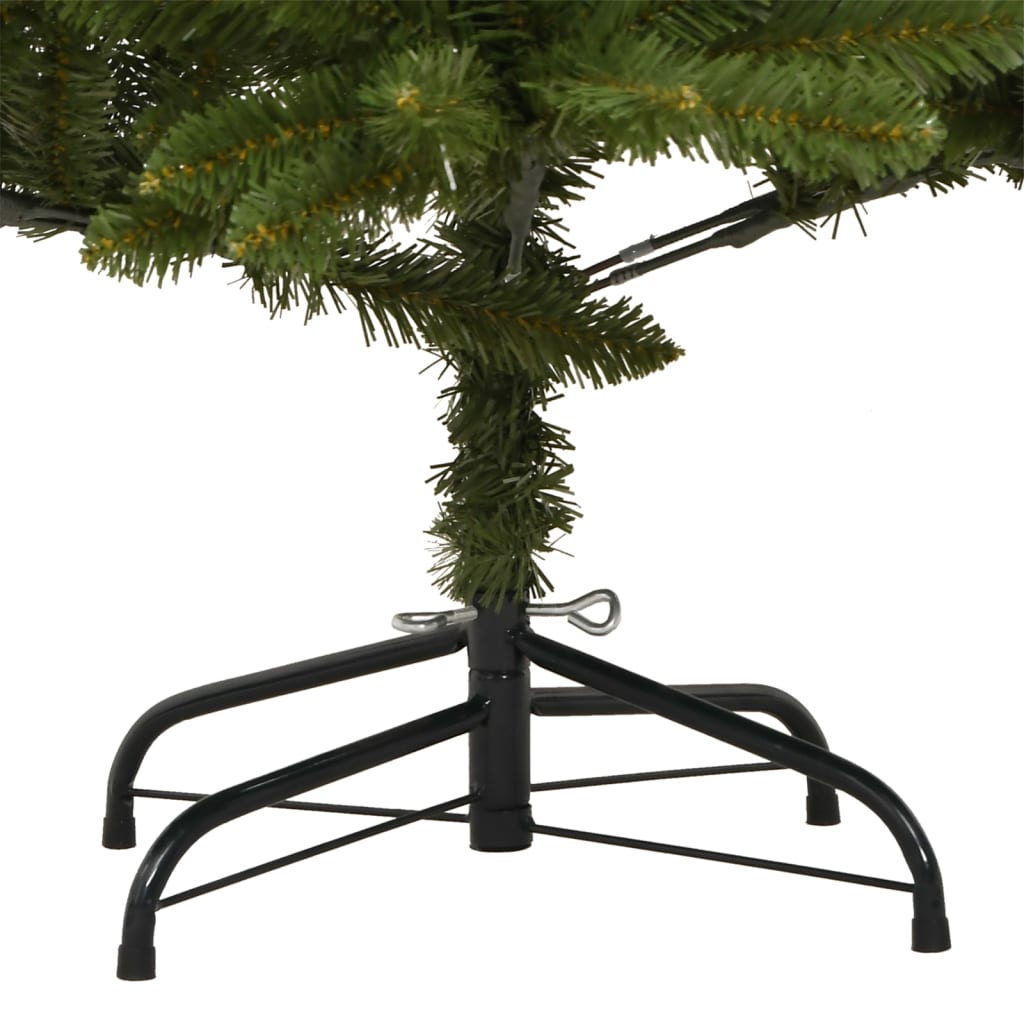 Artificial Hinged Christmas Tree with Stand Green 106.3"