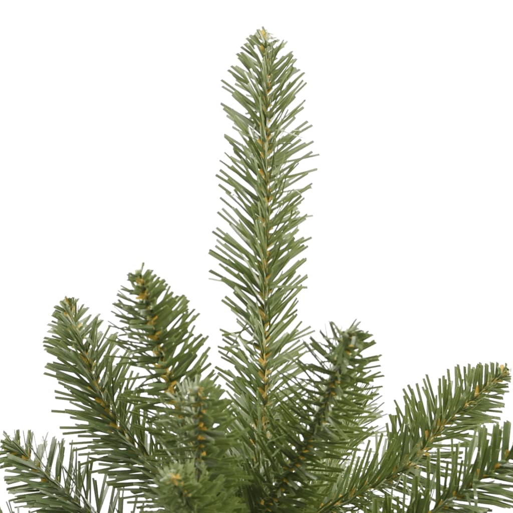 Artificial Hinged Christmas Tree with Stand Green 118.1"