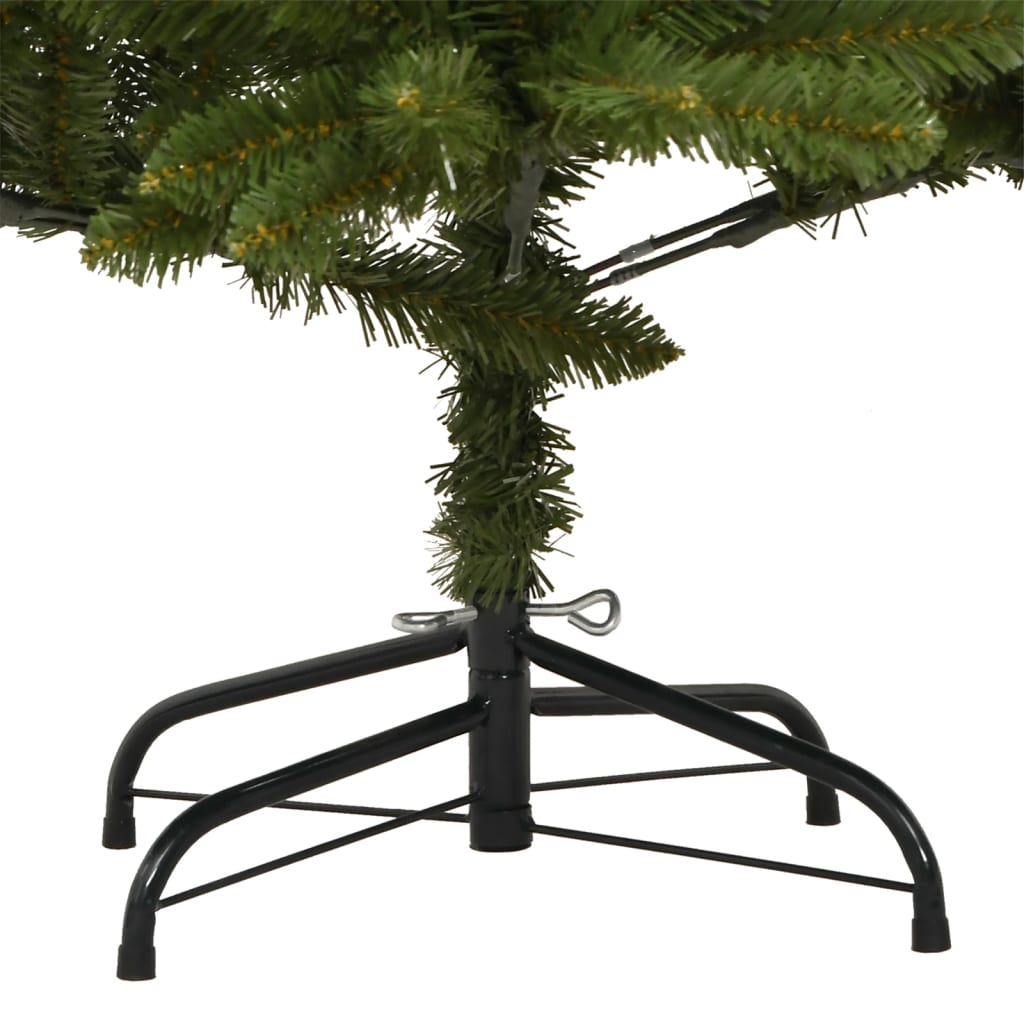 Artificial Hinged Christmas Tree with Stand Green 118.1"