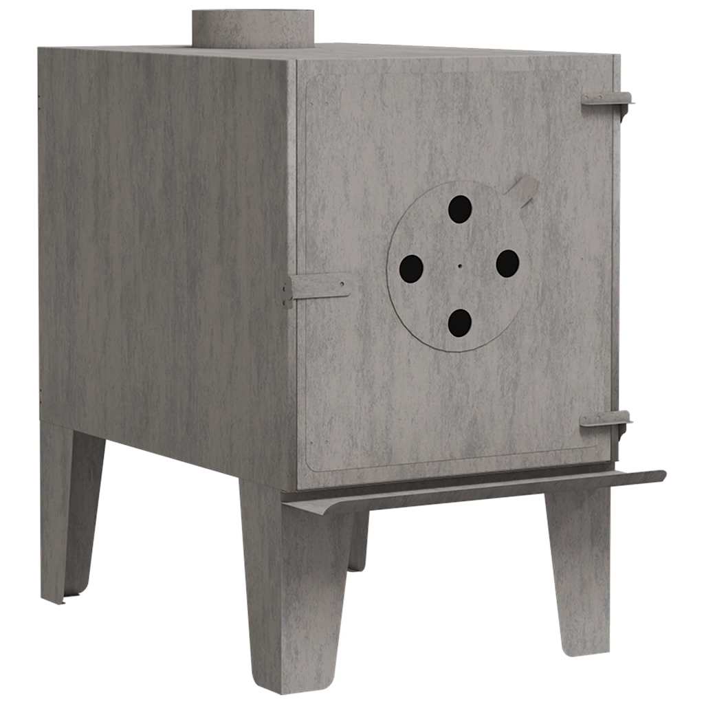 Camping Stove 13.8"x19.7"x21.7" Corten Steel