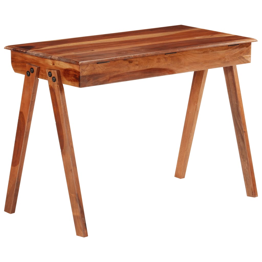 Writing Desk Honey Solid acacia wood Writing Desk Rectangular