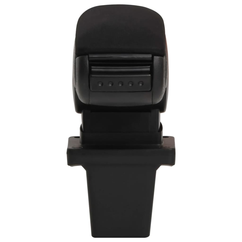 Car Armrest Black 5.5"x13"x(12.6"-19.1") ABS