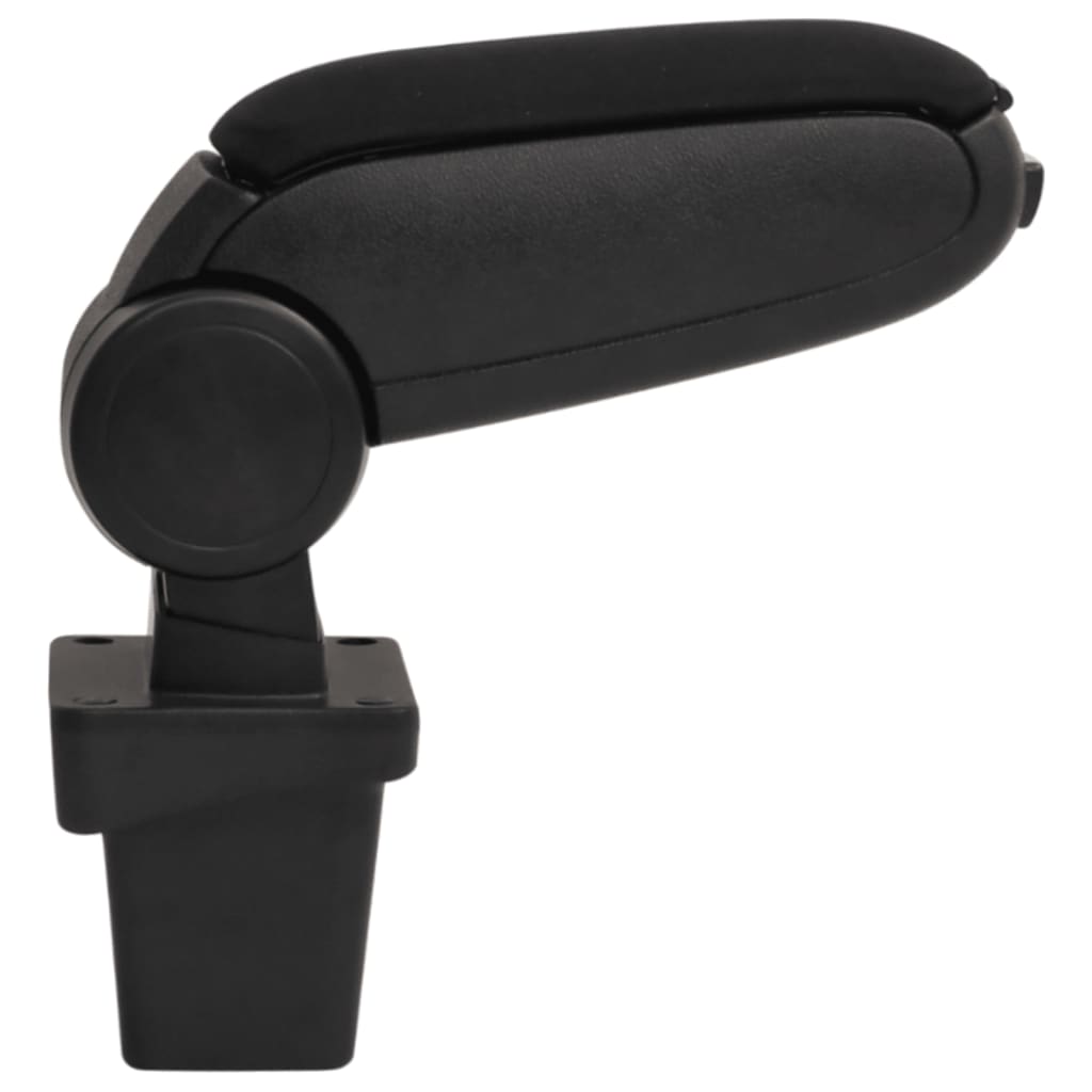 Car Armrest Black 5.5"x13"x(12.6"-19.1") ABS