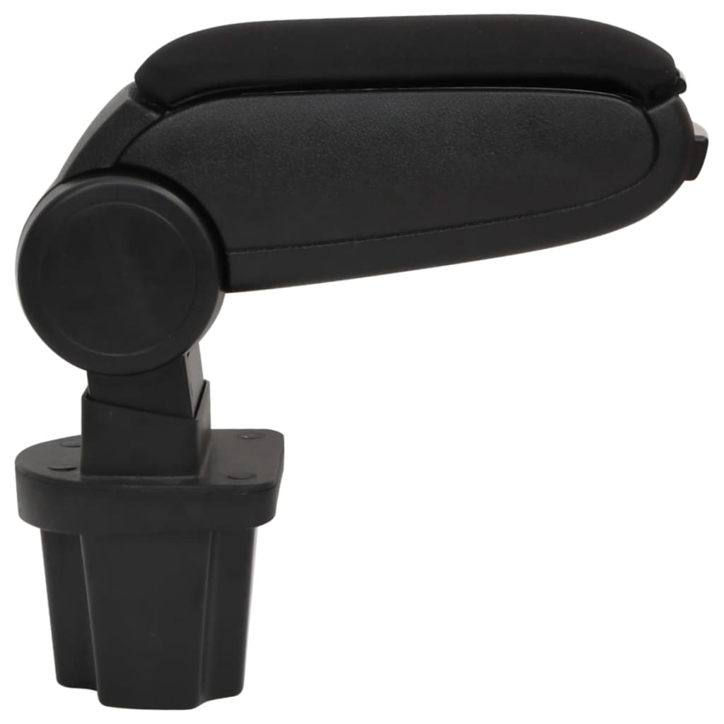 Car Armrest Black 5.3"x12.8"x(12.2"-18.3") ABS