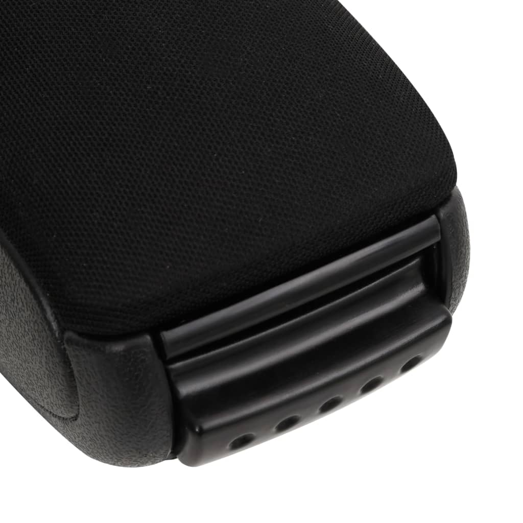 Car Armrest Black 6.3"x13.8"x(11.8"-19.3") ABS