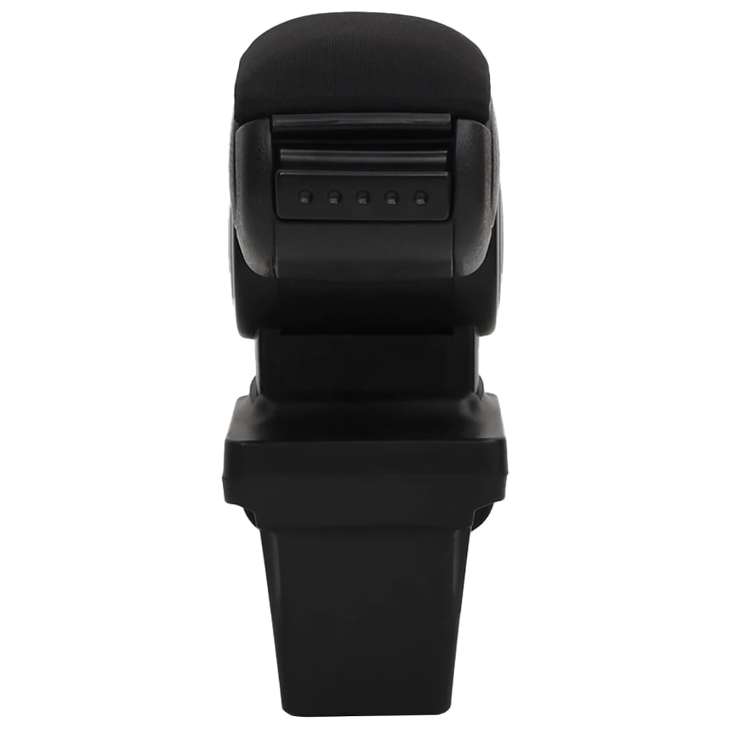 Car Armrest Black 5.1"x13"x(12.2"-18.9") ABS