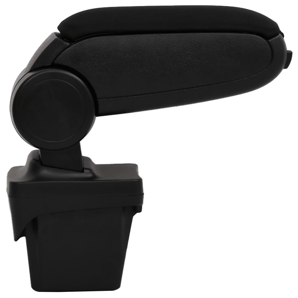 Car Armrest Black 5.1"x13"x(12.2"-18.9") ABS