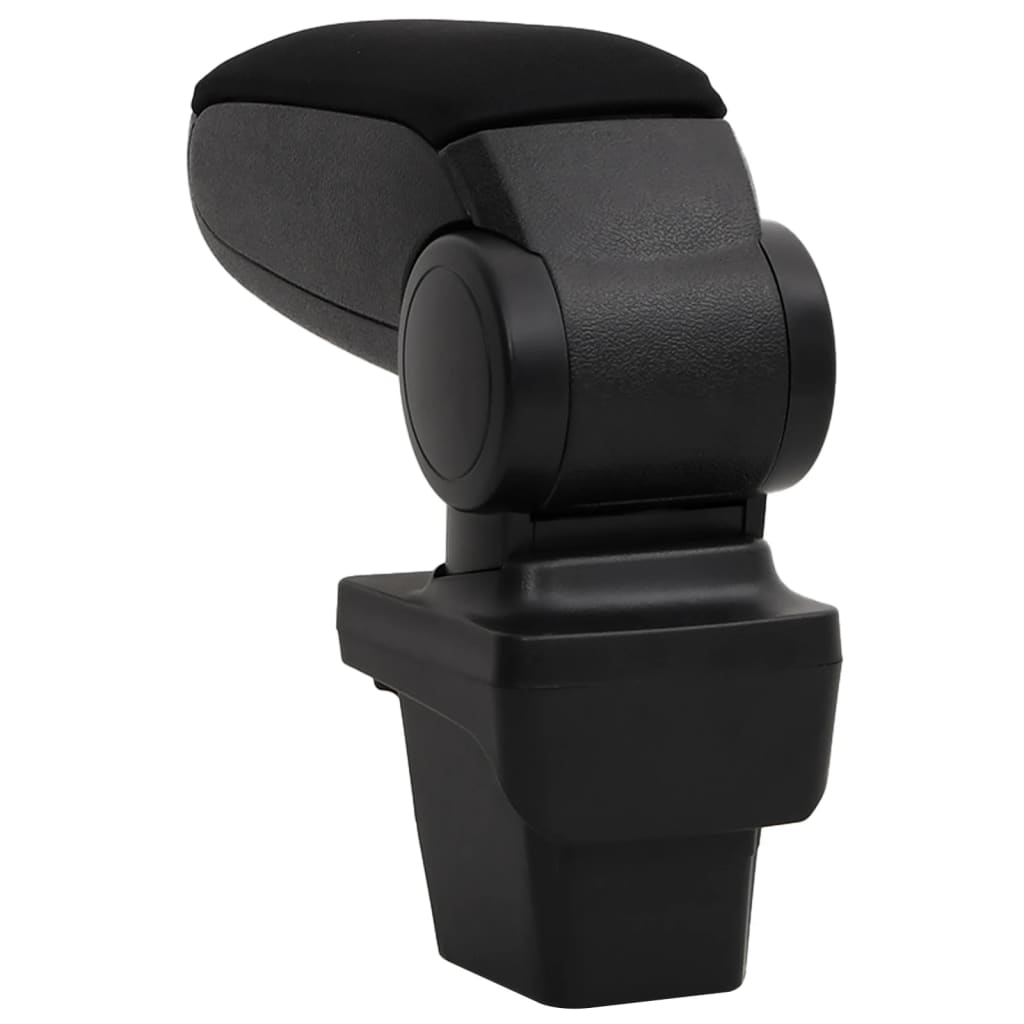 Car Armrest Black 5.1"x13"x(12.2"-18.9") ABS