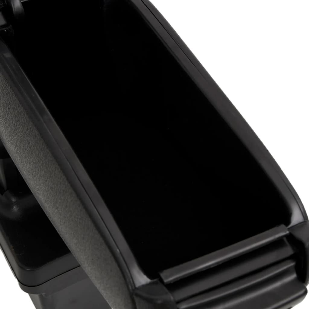 Car Armrest Black 5.1"x13"x(12.2"-18.9") ABS