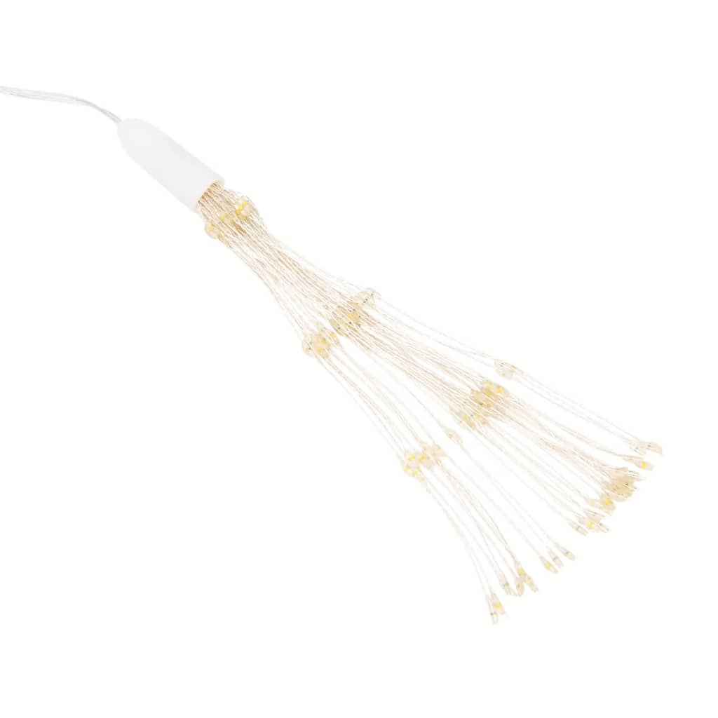 Christmas Starburst Light Set of 2 Cool White Copper Small