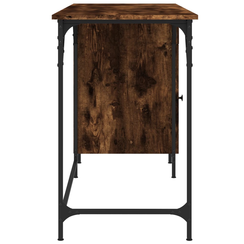 Computer Desk Smoked oak Engineered wood, metal 51.6x18.9x29.5 in