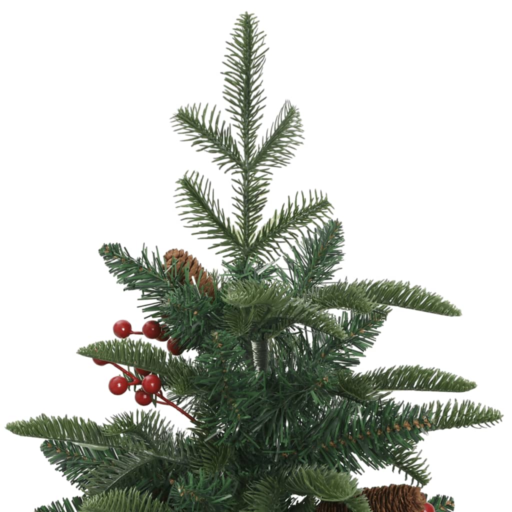 Artificial Hinged Christmas Tree Green PVC, PE, iron Medium