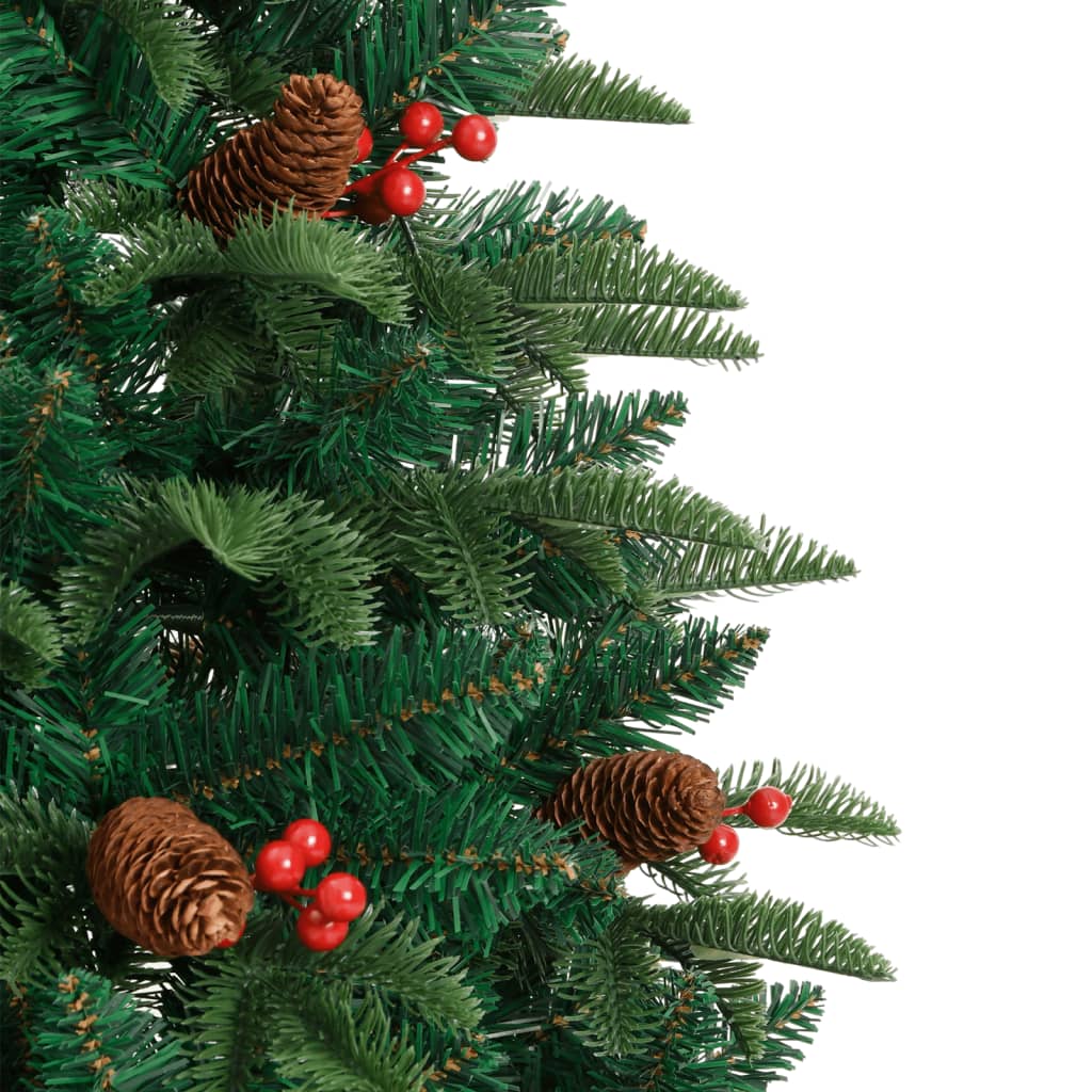 Artificial Hinged Christmas Tree Green PVC, PE, iron Medium