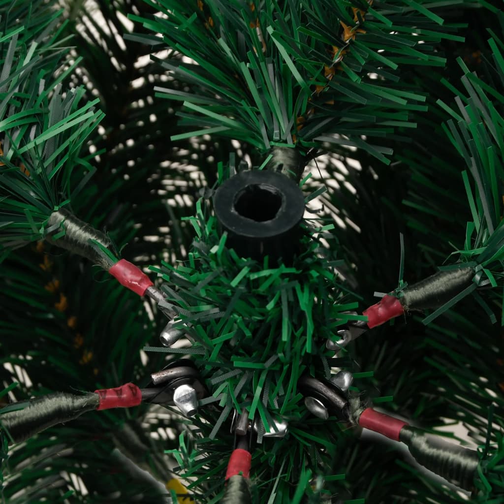 Artificial Hinged Christmas Tree Green PVC, PE, iron Medium