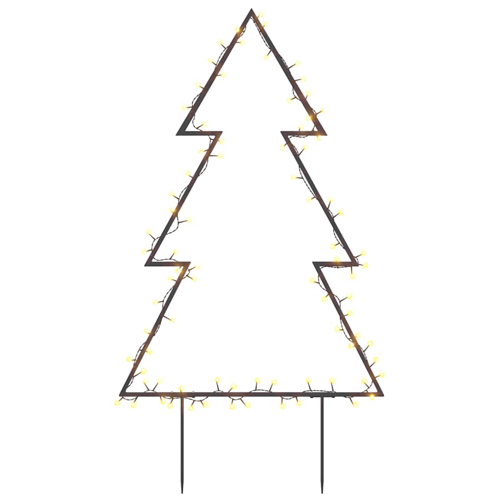 Christmas Light Decoration Warm White, Black Iron Medium