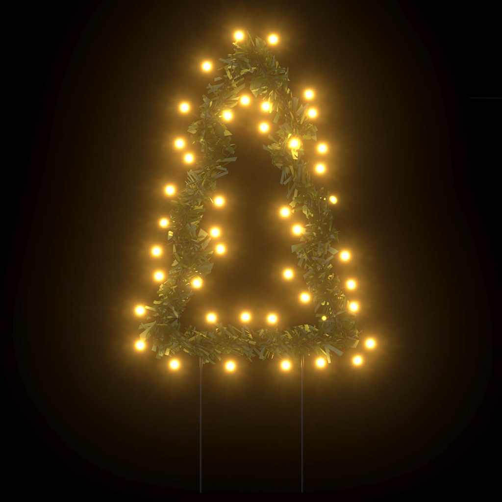 Christmas Light Decoration Set of 3 Warm white, Black, Green