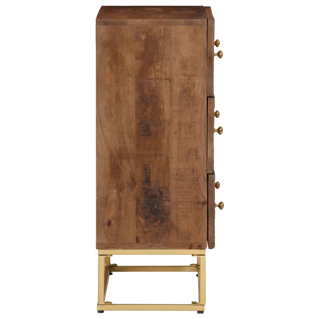 Chest Of Drawers Brown Solid mango wood Medium Chest Of Drawers